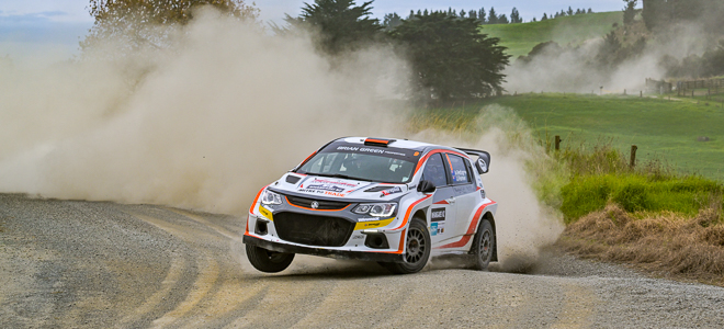 Young rally driver Ari Pettigrew (23) and his experienced navigator Jason Farmer (41) are quickly getting really fast in the NZ Rally Championship, with third outright result at the Whangarei Rally over the 13 – 15 May 2022.